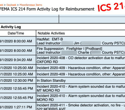 ICS Form 214 Archives | Emergency Reporting